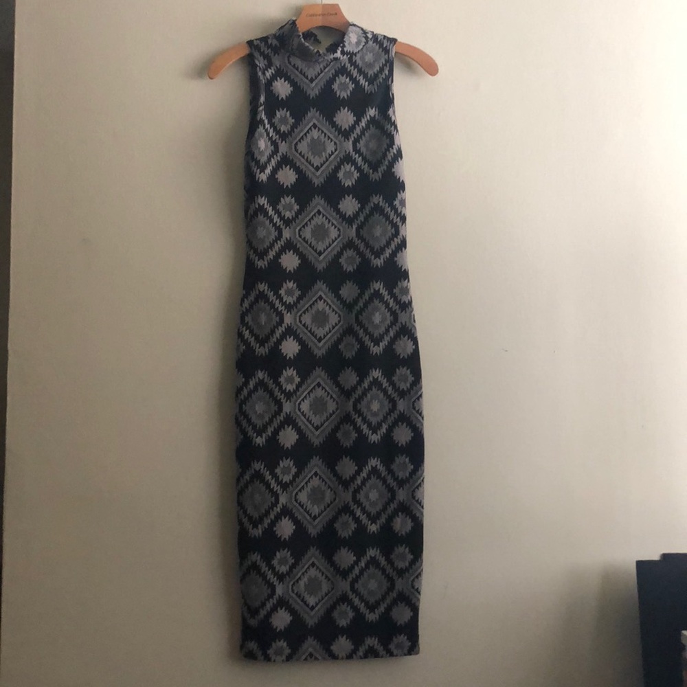 Patterned maxi dress